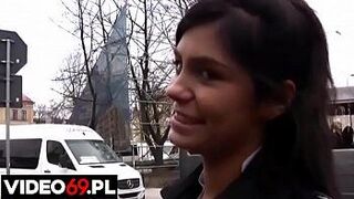 Польское порно - Трахаю удивительную юную шлюху из торгового центра - порно видео