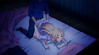 Сводный брат разбудил сводную сестренку спермой на лицо - хентай - порно видео