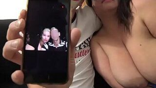 Агата хочет, чтобы ее муж смотрел, как ее задницу выебал ЧУДОВИЩА !! - порно видео