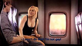 Превосходный минет мечты от горячей молодой блондинки с большими сиськами - порно видео