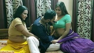 Удивительный горячий секс.. Индийская горячая бхабхи обменивается с братом! Хинди горячий семейный секс - порно видео